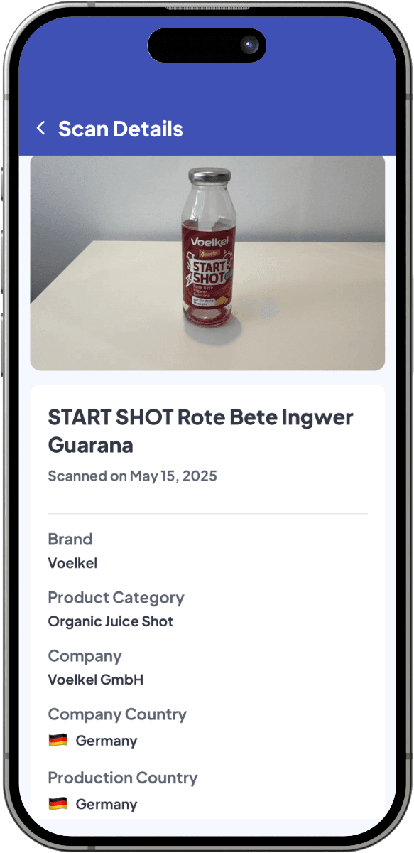 Detailed Product Info