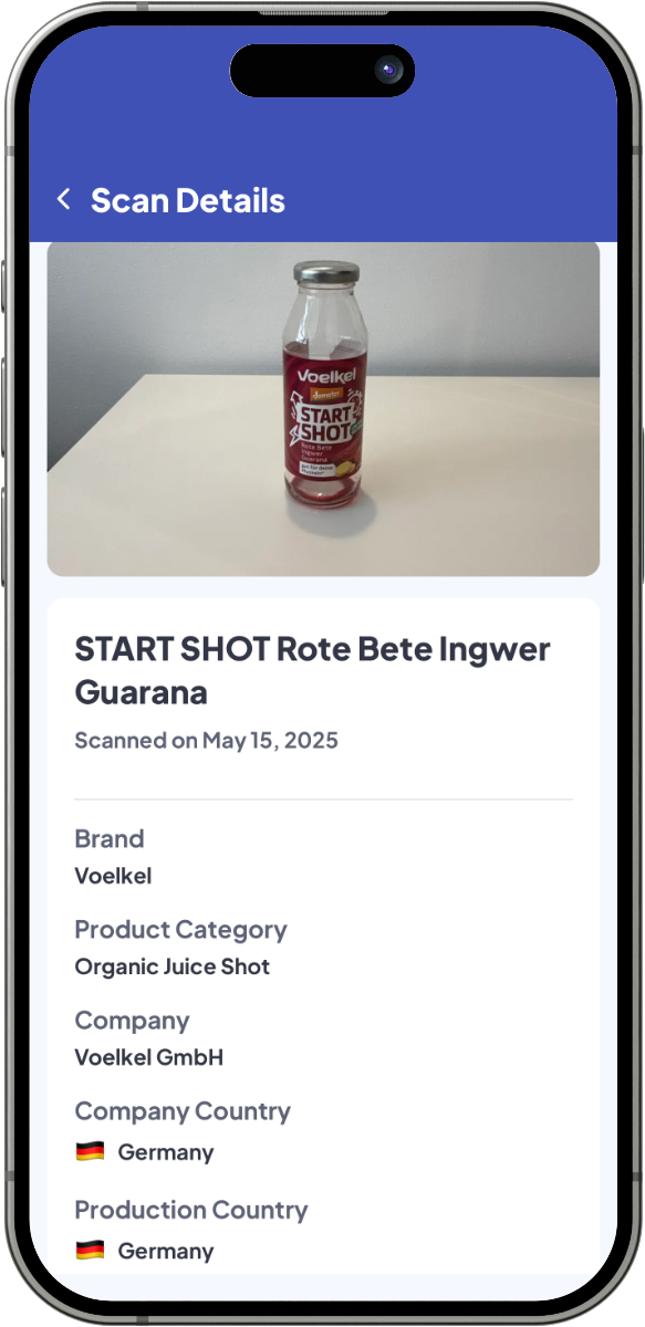 Detailed Product Info
